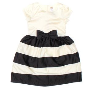 Gymboree Black and cream fancy dress size 4